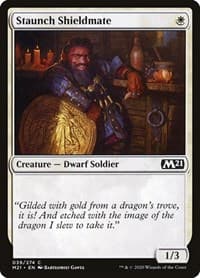 Staunch Shieldmate - Core Set 2021 - Magic: The Gathering card
