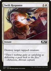 Swift Response - Core Set 2021 - Magic: The Gathering card