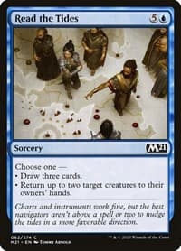 Read the Tides - Core Set 2021 - Magic: The Gathering card