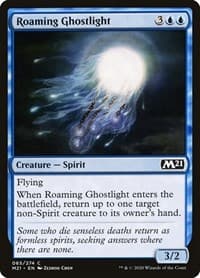 Roaming Ghostlight - Core Set 2021 - Magic: The Gathering card