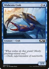 Wishcoin Crab - Core Set 2021 - Magic: The Gathering card