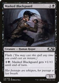 Masked Blackguard - Core Set 2021 - Magic: The Gathering card