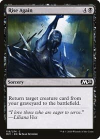 Rise Again - Core Set 2021 - Magic: The Gathering card