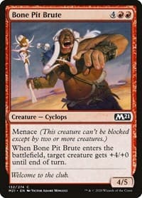 Bone Pit Brute - Core Set 2021 - Magic: The Gathering card