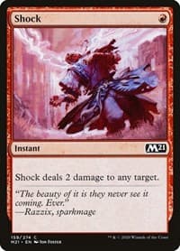 Shock - Core Set 2021 - Magic: The Gathering card