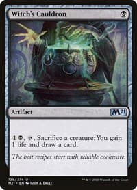 Witch's Cauldron - Core Set 2021 - Magic: The Gathering card
