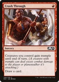Crash Through - Core Set 2021 - Magic: The Gathering card