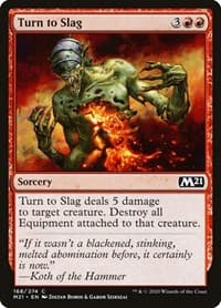 Turn to Slag - Core Set 2021 - Magic: The Gathering card