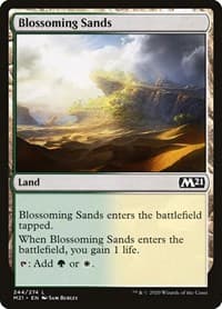 Blossoming Sands - Core Set 2021 - Magic: The Gathering card