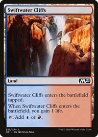 Swiftwater Cliffs - Core Set 2021 - Magic: The Gathering card