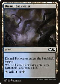 Dismal Backwater - Core Set 2021 - Magic: The Gathering card