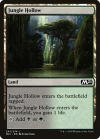 Jungle Hollow - Core Set 2021 - Magic: The Gathering card
