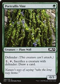 Portcullis Vine - Core Set 2021 - Magic: The Gathering card