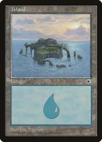 Island (Sea Arch) - Portal - Magic: The Gathering card