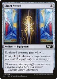 Short Sword - Core Set 2021 - Magic: The Gathering card