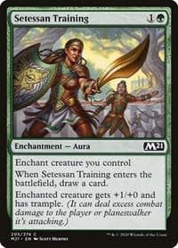 Setessan Training - Core Set 2021 - Magic: The Gathering card