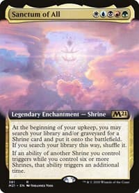 Sanctum of All (Extended Art) - Core Set 2021 - Magic: The Gathering card