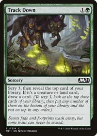 Track Down - Core Set 2021 - Magic: The Gathering card