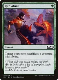 Run Afoul - Core Set 2021 - Magic: The Gathering card