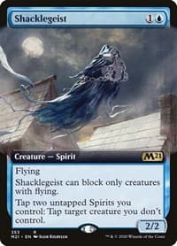 Shacklegeist (Extended Art) - Core Set 2021 - Magic: The Gathering card