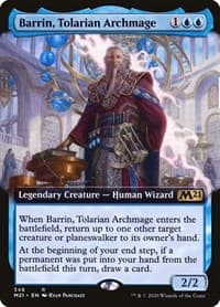 Barrin, Tolarian Archmage (Extended Art) - Core Set 2021 - Magic: The Gathering card