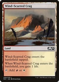 Wind-Scarred Crag - Core Set 2021 - Magic: The Gathering card