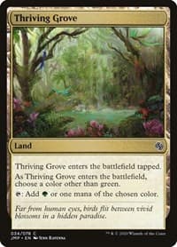 Thriving Grove - Jumpstart - Magic: The Gathering card