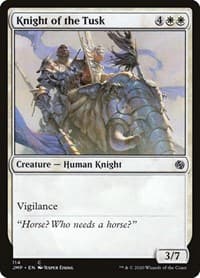 Knight of the Tusk - Jumpstart - Magic: The Gathering card