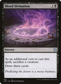 Blood Divination - Jumpstart - Magic: The Gathering card