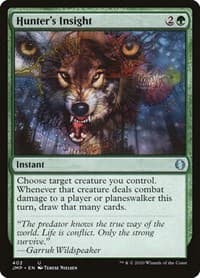 Hunter's Insight - Jumpstart - Magic: The Gathering card