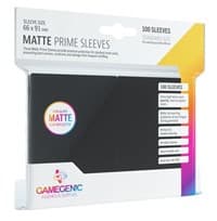 GameGenic Matte Prime Sleeve - Standard Size - Black (100-Pack) - GameGenic Card Sleeves - Card Sleeves card