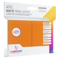 GameGenic Matte Prime Sleeve - Standard Size - Orange (100-Pack) - GameGenic Card Sleeves - Card Sleeves card