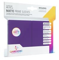 GameGenic Matte Prime Sleeve - Standard Size - Purple (100-Pack) - GameGenic Card Sleeves - Card Sleeves card