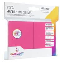 GameGenic Matte Prime Sleeve - Standard Size - Pink (100-Pack) - GameGenic Card Sleeves - Card Sleeves card