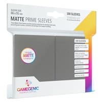 GameGenic Matte Prime Sleeve - Standard Size - Dark Gray (100-Pack) - GameGenic Card Sleeves - Card Sleeves card