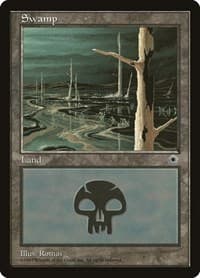 Swamp (White Tree) - Portal - Magic: The Gathering card