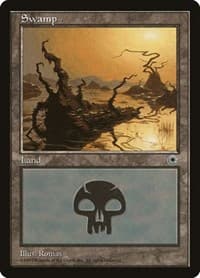 Swamp (Yellow Sun) - Portal - Magic: The Gathering card