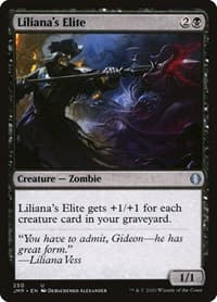 Liliana's Elite - Jumpstart - Magic: The Gathering card