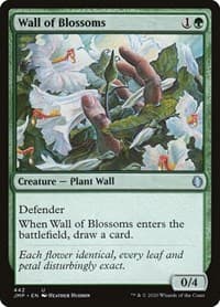 Wall of Blossoms - Jumpstart - Magic: The Gathering card