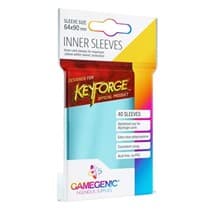 GameGenic KeyForge Inner Sleeves - Clear (40-Pack) - GameGenic Card Sleeves - Card Sleeves card