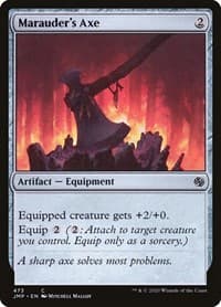 Marauder's Axe - Jumpstart - Magic: The Gathering card