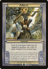 Mirri (Oversize) - Vanguard - Magic: The Gathering card