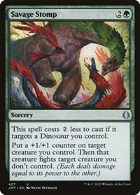 Savage Stomp - Jumpstart - Magic: The Gathering card