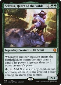 Selvala, Heart of the Wilds - Jumpstart - Magic: The Gathering card