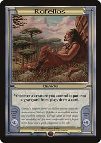 Rofellos (Oversize) - Vanguard - Magic: The Gathering card