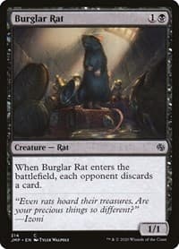 Burglar Rat - Jumpstart - Magic: The Gathering card
