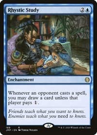 Rhystic Study - Jumpstart - Magic: The Gathering card