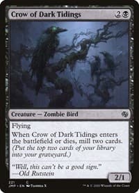 Crow of Dark Tidings - Jumpstart - Magic: The Gathering card