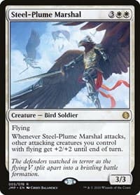 Steel-Plume Marshal - Jumpstart - Magic: The Gathering card