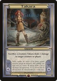 Takara (Oversize) - Vanguard - Magic: The Gathering card